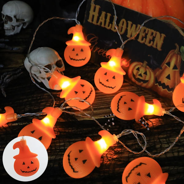 Halloween Pumpkin String Lights Lantern 4 4 4