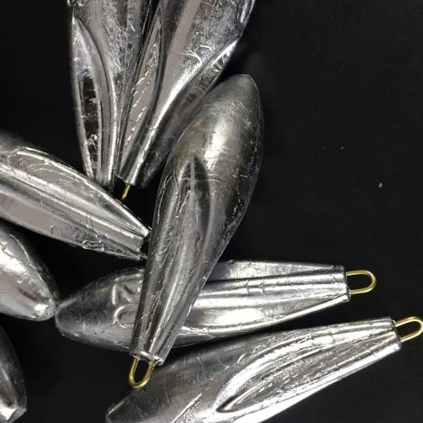 1/2/3/5/10stk Fiske Bly Synker Fiske Vægt Synke 10g(9g)-10pcs