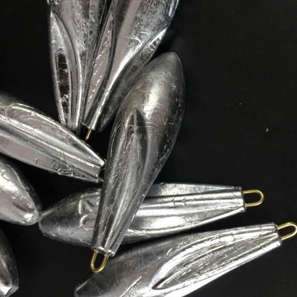 1/2/3/5/10stk Fiske Bly Synker Fiske Vægt Synke 40g(38g)-2pcs