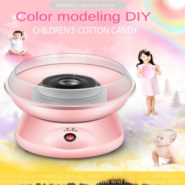 Cotton Candy Maker Marshmallow Machine PINK-EU PLUG PINK-EU PLUG Pink-EU Plug