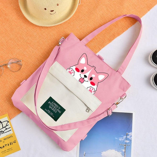 Lerretsveske Tote Bag PINK3 pink3