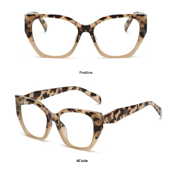 Anti-Blue Light Briller Overdimensionerede briller LEOPARD PRINT Leopard print