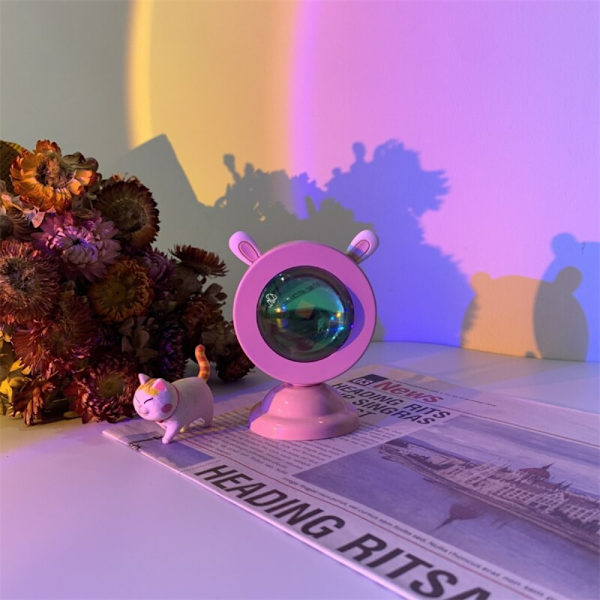Solnedgangslampe Light Atmosphere Led Light RAINBOW-RABBIT Rainbow-Rabbit