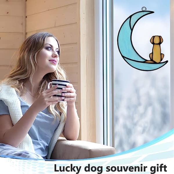 Dog Memorial Pendant Dog Suncatcher E E E