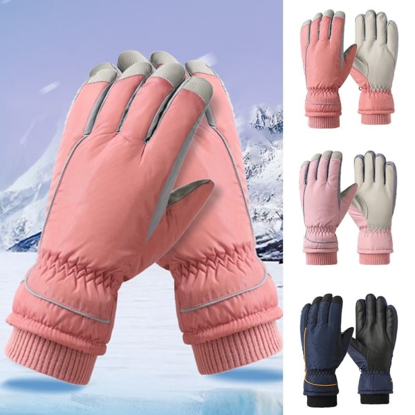 Naisten Pehmohanskat Lumilauta Ski Gloves SININEN blue