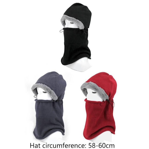 Varm mössa Mössa Scarf VIT white