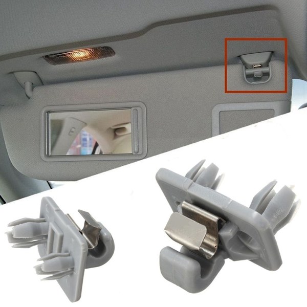 1 kpl Auton sisätilan aurinkosuojan koukku klipsipidike Audi A1 A3 A4 A5 Q3 Q5 Q7
