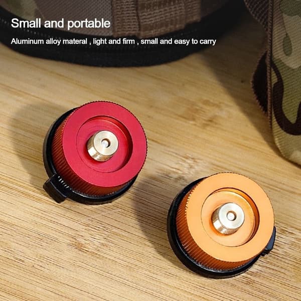 Camping Dåser Adapter Komfur Dåser Adapter SØLV silver