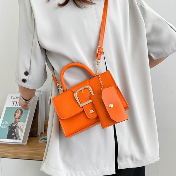 Crossbody Top Handle Bags Single Shoulder Bag ORANGE orange