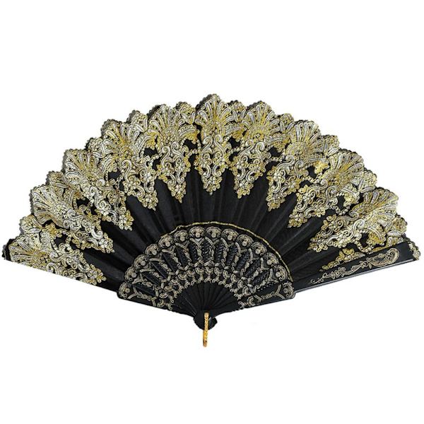 5 stk Vintage Folding Fan Spansk Folding Håndvifte Håndholdt 5 PCS