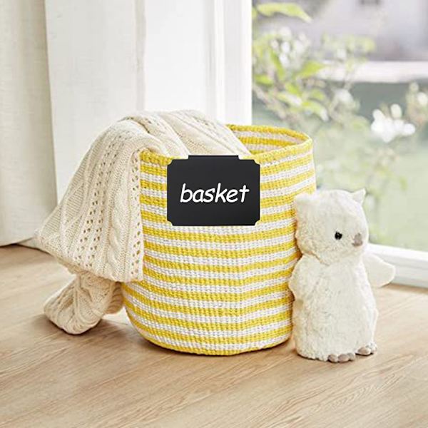5 stk etikettholdere Kurvetiketter E E E