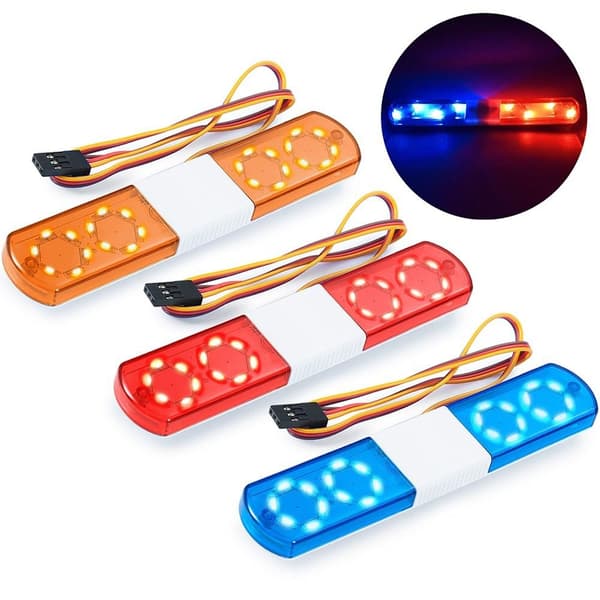 Rc Police Lights Night Flash Light 2 2 2
