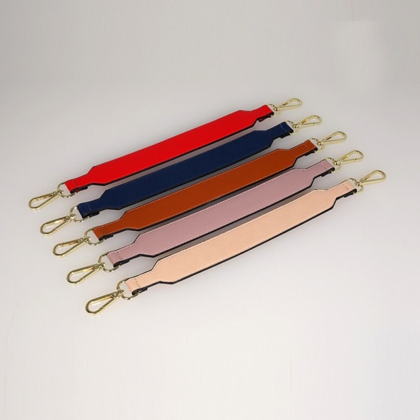 Læder håndtaske strop Firkantet clutch taske håndtag APRIKOS Apricot