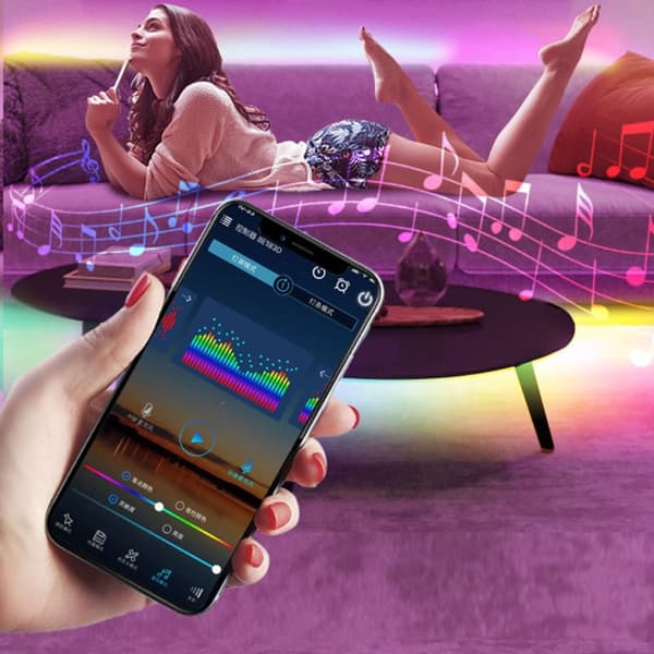 Light Strip Controller Music APP Ohjaa USB :tä ILMAN KAUKO- USB USB without Remote