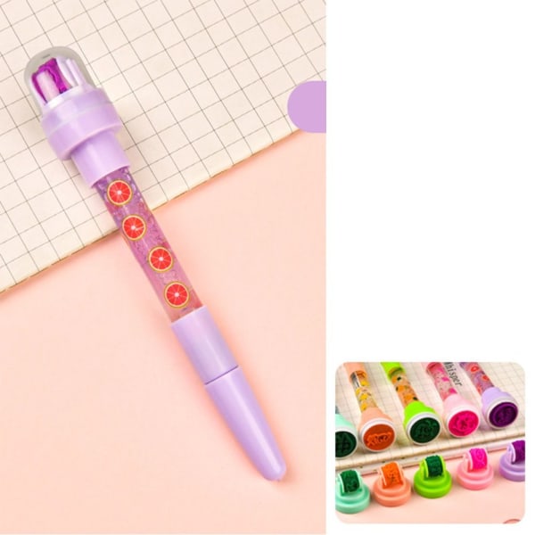 Bubble Kuglepen Gel Pen LILLA Purple