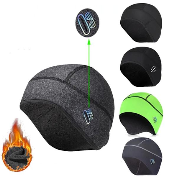 Sykkellue Skihatt A-SORT A-SORT A-Black