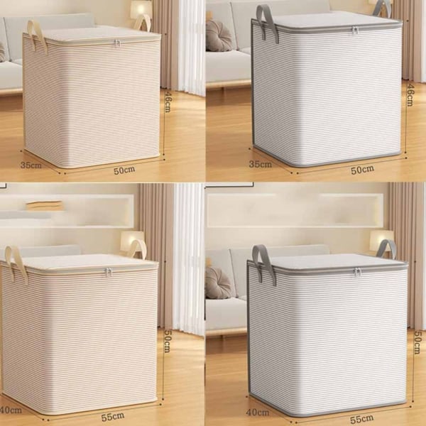 Quilt Oppbevaringspose Klær Oppbevaringspose GRÅ 120L 120L grey 120L-120L