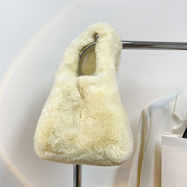 Pehmolaukku Olkalaukku VALKOINEN White