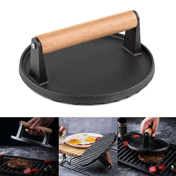 Burger Smasher Grill Bacon Press B B B