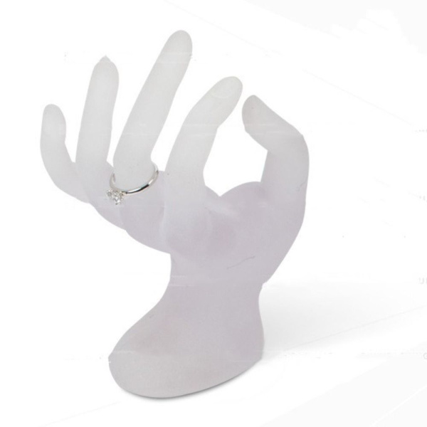 Smyckeshållare Displayställ VIT white