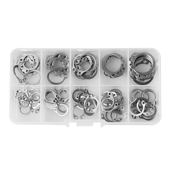 100 ST Circlip Set E-typ Cir Clip Lock Snap Ring 100pcs