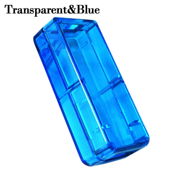 Elektronisk projektboks Vandtæt dæksel Projekt TRANSPARENT&BLÅ Transparent&Blue