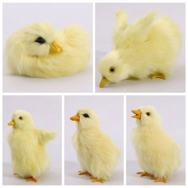 Vocalize Plys Duck Simulation Furry Duckling 1-FÆLLES 1-FÆLLES 1-Common