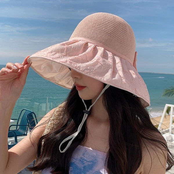 Kvinnor Bucket Hat Fisherman Hat ROSA pink