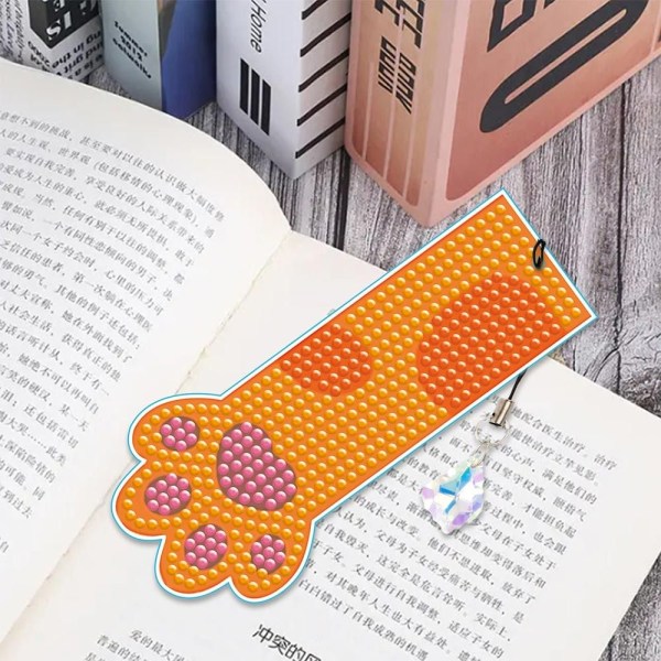 6 kpl / set Feather Bookmark Diamond painting Kirjanmerkki 06 06 06