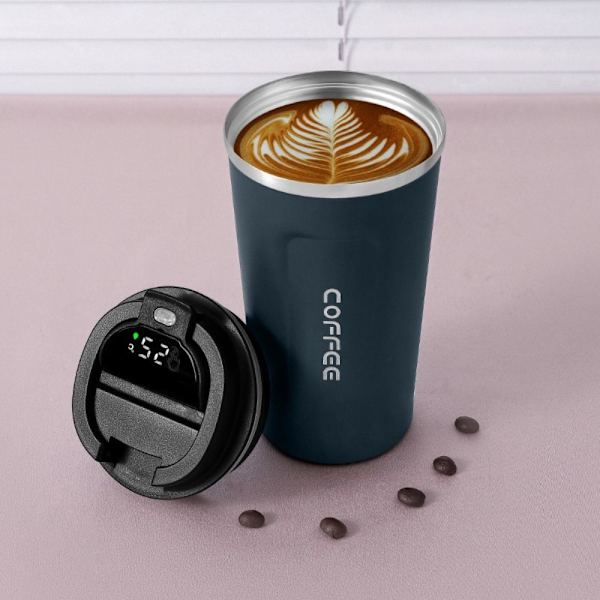 Kaffekrus Isoleret kop HVID White