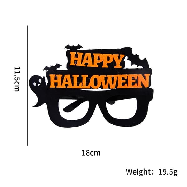 3/12st Halloweenglasögon Roliga pumpaglasögon E-3PCS E-3ST E-3Pcs