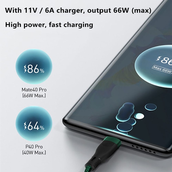 Pikalatauskaapeli USB Type C -kaapeli MUSTA 1M Black 1m