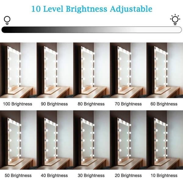 Makeup Lights Vanity Lights 6 BULBS 6 BULBS 6 Bulbs