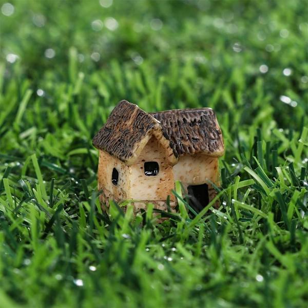 10 stk hus miniature figur harpiks dukkehuse 3 3 3