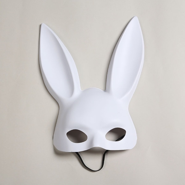 Bunny Mask Ansikte Lång ASKA SVART Ash black