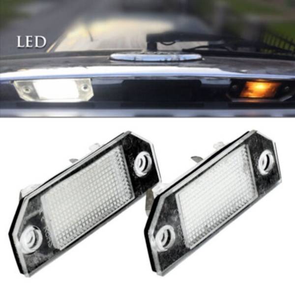 Nummerpladelys Drl Daylight SORT 2STK 2STK Black 2Pcs-2Pcs