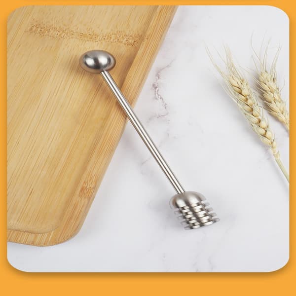 2 stk Honning Dipper Sticks Solid Rustfri Stål Honning Sirup