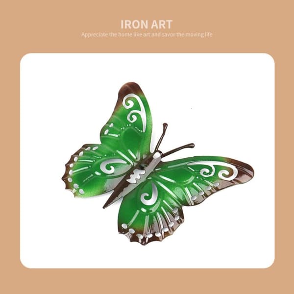 3kpl/5kpl Butterfly Wall Decor set SININEN blue