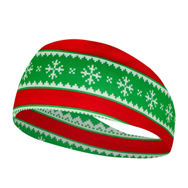 2ST Christmas Sweat Band Yoga Hårband 10 10 10