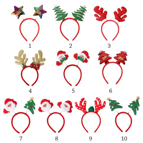 Julpannband Xmas Hårband 9 9 9
