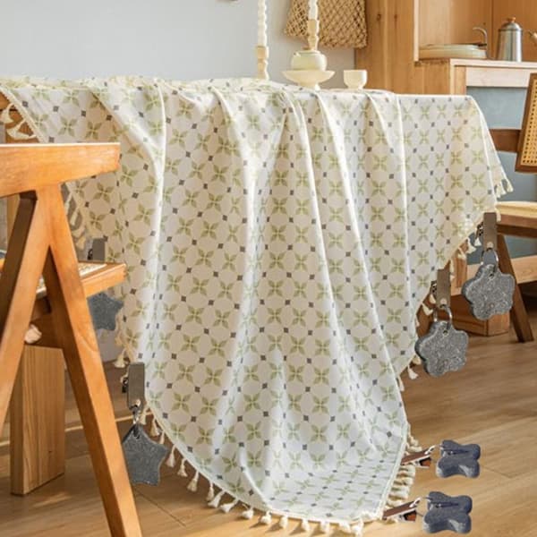 4 stk Dug Clip Bordbetræk Decorat 3X3X1CMBUTTERFLY 3x3x1cmButterfly