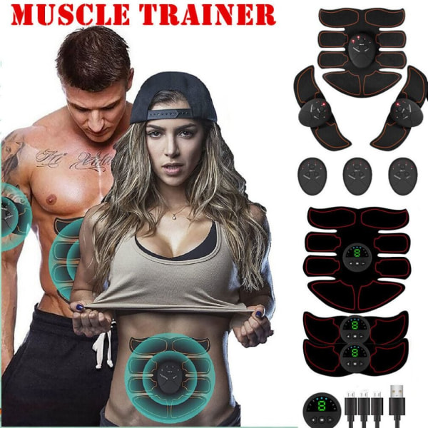 Trainer Belt Vatsalihasten harjoittelu LCD-NÄYTTÖ LCD-NÄYTTÖ LCD Display