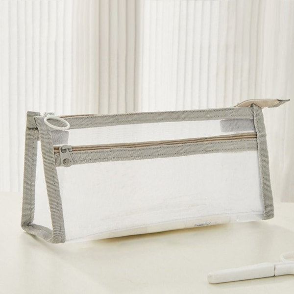 2 kpl Mesh Exam Paperilaukku Case , HARMAA Gray