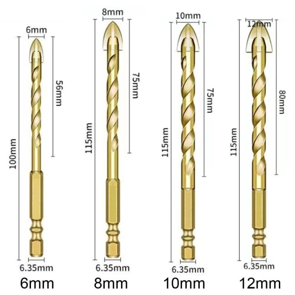 Twist Drill Borebit 10MM 10mm