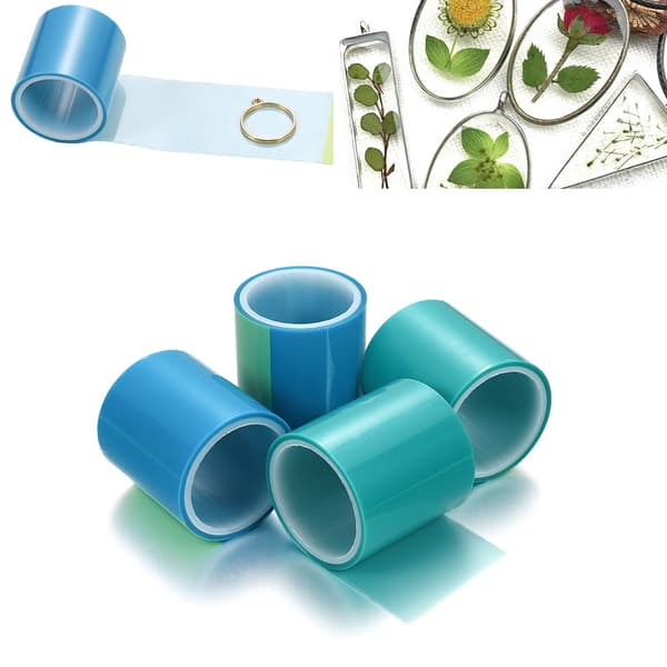 5m Spårlöst tejp Sömlöst klibbigt papper TURKOS Turquoise