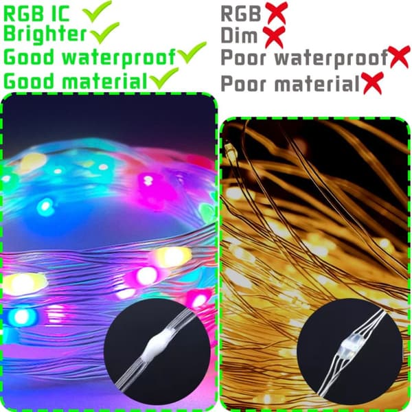 USB Led Strip Light Bluetooth Controller Christmas Tree Light 10M 100Light