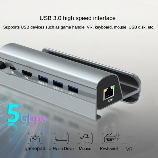 USB Type-C HUB-spillkonsollbase for ASUS ROG Ally