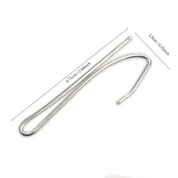 60st Duschdraperikrokar Gardinstift Draperikrokar Silver 60Pcs-60Pcs