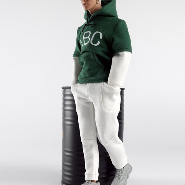 1/6 Miniaturetøj Soldat Casual Bukser SORT Black