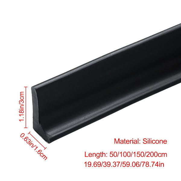 Vannstopper Vannretensjonsstripe TRANSPARENT 50CM Transparent 50cm